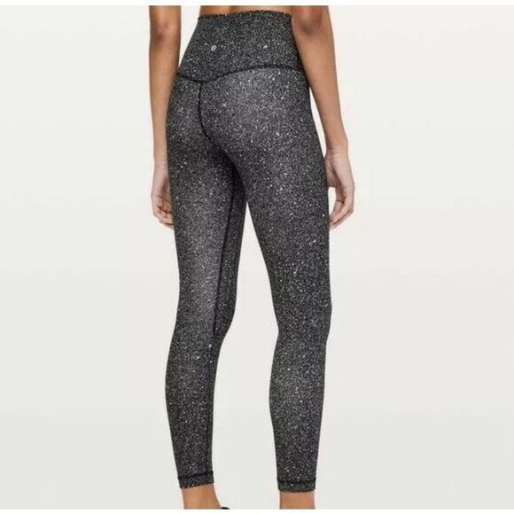 Lululemon Women's Align Pant II 25” Luminesce Splatter Leggings size 4 - Picture 1 of 9